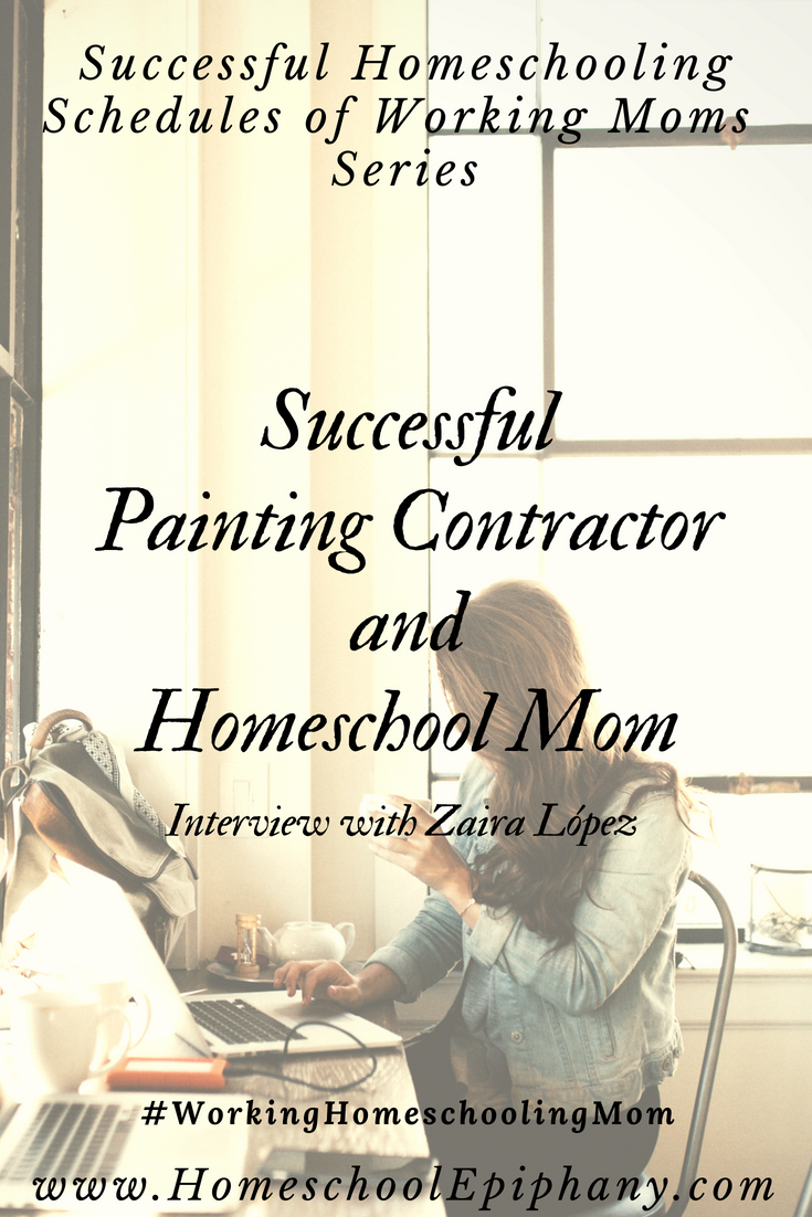 Painter contractor and homeschool mom