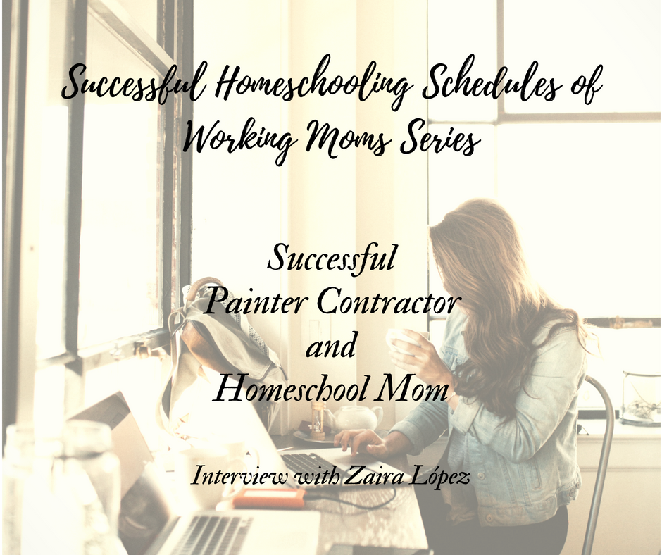 painter contractor and homeschool mom